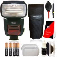 Vivitar Df-864 Speedlight Flash With Accessory Kit For Nikon D5600, D7100 And D7200