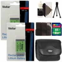 2x Nb-13l Replacement Battery For Canon Powershot G9 X Mark Ii With Top Accessories
