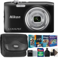 Nikon Coolpix A100 Digital Camera Black With Kids Photo Editing 