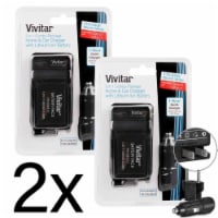 Two Lp-e17 Replacement Battery Charger For Canon Eos M5 77d 200d Digital Camera