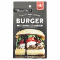 Urban Accents® Tomato Basil Turkey Herby Mediterranean Burger Seasoning Perspective: Main