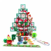 Secret Santa Advent Calendar Pre-Filled with 24 Toys/Stickers