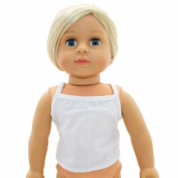 American Fashion Worlds 18 Inch Doll Clothing White Tank Top