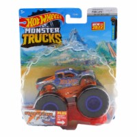 Hot Wheels Monster Trucks 1:64 Scale Raptor F-150, Includes Connect and Crash Car
