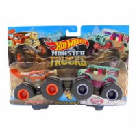 Hot Wheels Monster Trucks 1:64 Scale Demolition Doubles Carbonator XXL vs 1 Bad Scoop Perspective: Main