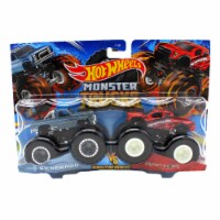 Hot Wheels Monster Trucks 1:64 Scale Demolition Doubles Silverado vs F150 Raptor