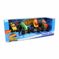 Hot Wheels Monster Trucks 1: 64, 4 Pack Smash Diet