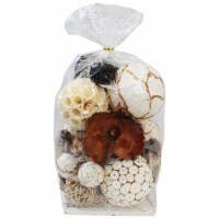 Blue Donuts Decorative Balls for Centerpiece Vase Fillers, Assorted Wicker Balls, Table Decor