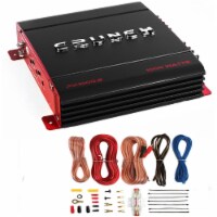 Crunch PX-1000.4 4 Channel 1000 Watt Amp Car Stereo Amplifier + Wiring Kit
