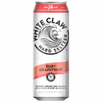 White Claw Hard Seltzer Ruby Grapefruit Single Can