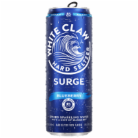 White Claw Surge Blueberry Hard Seltzer Can Perspective: Main