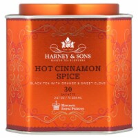 Harney & Sons Hot Cinnamon Spice Black Tea with Orange & Sweet Clove 30 Sachets - 2.67