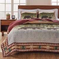 By the Lake Natural, Quilt Set 3-Piece Full/Queen