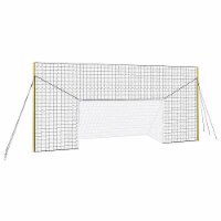 Open Goaaal JX-OGFJ3 Soccer Practice Net Rebounder Backstop with Goal, Junior