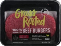 Strauss® American Raised Grass Fed Beef 80% Lean Burgers