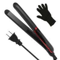 Hair Straightener Curling Iron 2 In 1 Twist Hair Straightener Ceramic Plate Hair Curler
