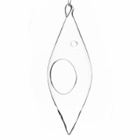 Athenas Garden HCH0408 9 x 3 in. Clear Hanging Terrarium & Vase, Set of 2