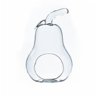 Athenas Garden HCH0708 8 x 5.5 in. Clear Pear Glass Terrarium & Votive Candle Holder