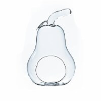 Athenas Garden HCH0708 8 x 5.5 in. Clear Pear Glass Terrarium & Votive Candle Holder
