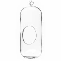 Athenas Garden HCH0513 13 x 5 in. Clear Cylindrical Hanging Glass Terrarium & Candle Holder