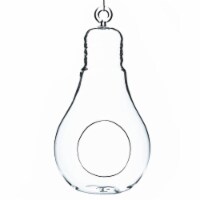 Athenas Garden HCH0608 8.25 x 4.25 in. Clear Bulb Hanging Glass Terrarium & Candle Holder