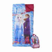 Exxel Outdoors Disney Frozen 2 Sleeping Bag And Backpack Outdoor Indoor Camp Kit