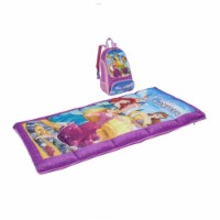 Exxel Outdoors Disney Oxford Sleeping Bag Kit with Belle, Ariel, and Rapunzel