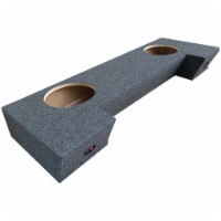 Dual Sealed Carpeted Enclosure for Dodge® Ram Quad Cab 2019 and Up (12 Inch)