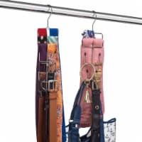 Multi-Tier Space Saving Hangers Made Of Alloy Steel, Available In A Pack Of 2