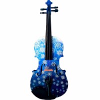 SNOWFLAKE BLUE DELUXE VIOLIN OUTFIT 4/4