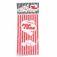 ATA Retail Retro-Style Red and White Paper Popcorn Bags Perspective: Main