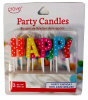 Crave Happy Birthday Party Candles Perspective: Main