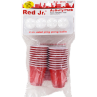 Red Jr Ping Pong Activity Pack
