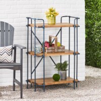 Brooklyn Industrial 3 Shelf Firwood Bookcase