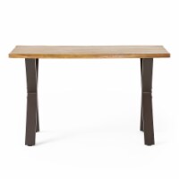 Fitzgerald Acacia Wood Computer Desk