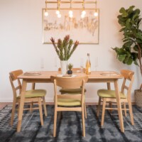 60 inch mid hotsell century dining table
