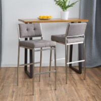 Shanara 30-Inch Fabric Barstool (Set of 2)