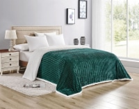 Corduroy Luxe Queen and King Sherpa Blankets Teal Queen