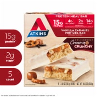 Atkins® Vanilla Caramel Pretzel Meal Replacement Bar