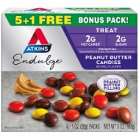 Atkins™ Endulge™ Pieces Peanut Butter Candies 6 Pack / 1 oz Perspective: Main