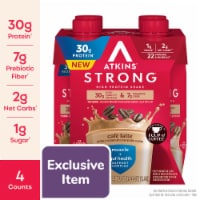 Atkins Strong Cafe Latte High Protein Shakes Perspective: Main