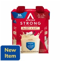 Atkins Strong Vanilla High Protein Shake Perspective: Main
