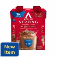 Atkins Strong Milk Chocolate High Protein Shake Perspective: Main