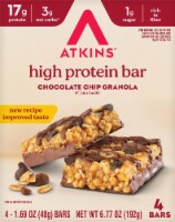 Atkins™ High Protein Meal Bar Chocolate Chip Granola Perspective: Main