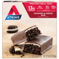Atkins™ Cookies & Cream Protein-Rich Meal Bars