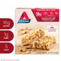 Atkins Peanut Butter Granola Meal Protein Bar Perspective: Main