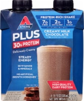 Atkins Plus Protein & Fiber Creamy Milk Chocolate Shake