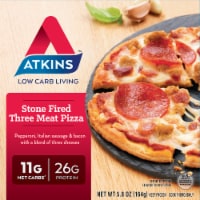 Atkins™ Stone Fired Three Meat Pizza