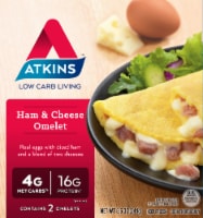 Atkins Ham & Cheese Omelet Frozen Meal