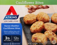 Atkins Bacon Cheddar Cauliflower Bites Perspective: Main